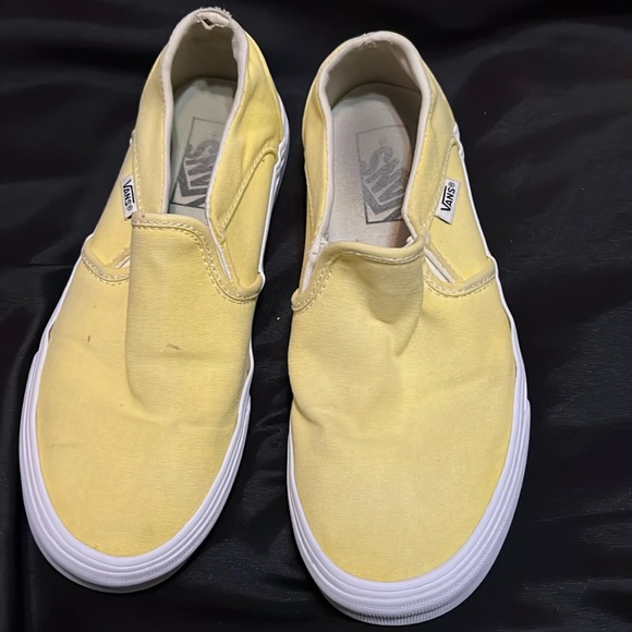 Vans Shoes - Yellow size 7/37 vans slip ons